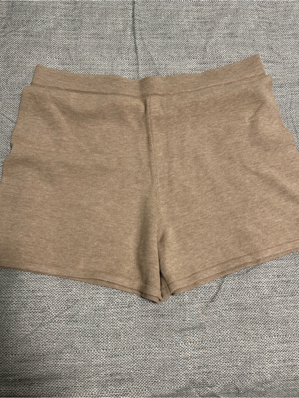 Smash + Tess Knit Bike Shorts in Warm Camel